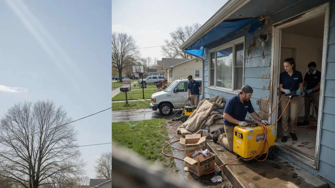 Basement Flood Cleanup in Covington, PA near me